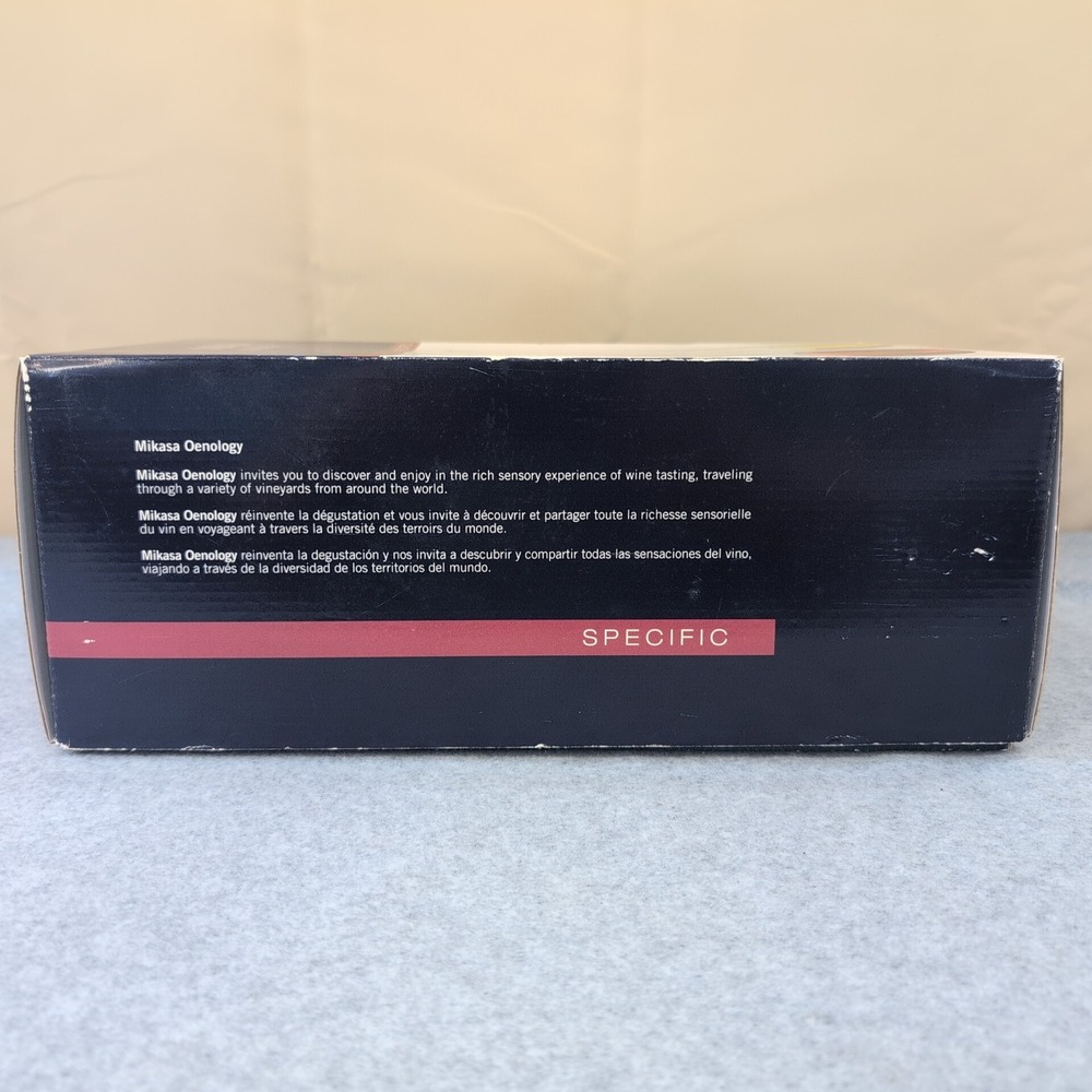 Mikasa Oenology Specific Carafe Set of 2 Wine Decanter Glass‎ D2197 New In Box - Picture 10 of 10